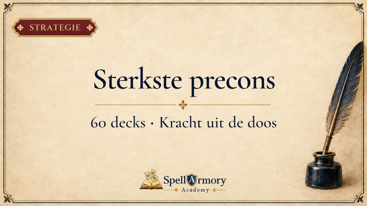 SpellArmory Academy: Commander-precon tier list met 60 decks op kracht vergeleken