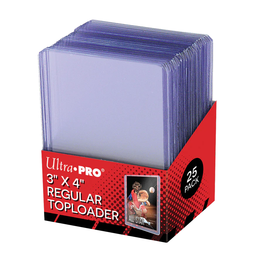 Ultra Pro Regular Toploaders Clear 25st (3x4 inch, 35pt)