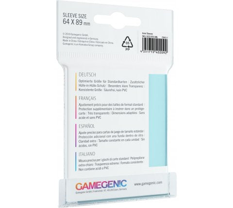 Gamegenic Inner Sleeves (100 stuks)