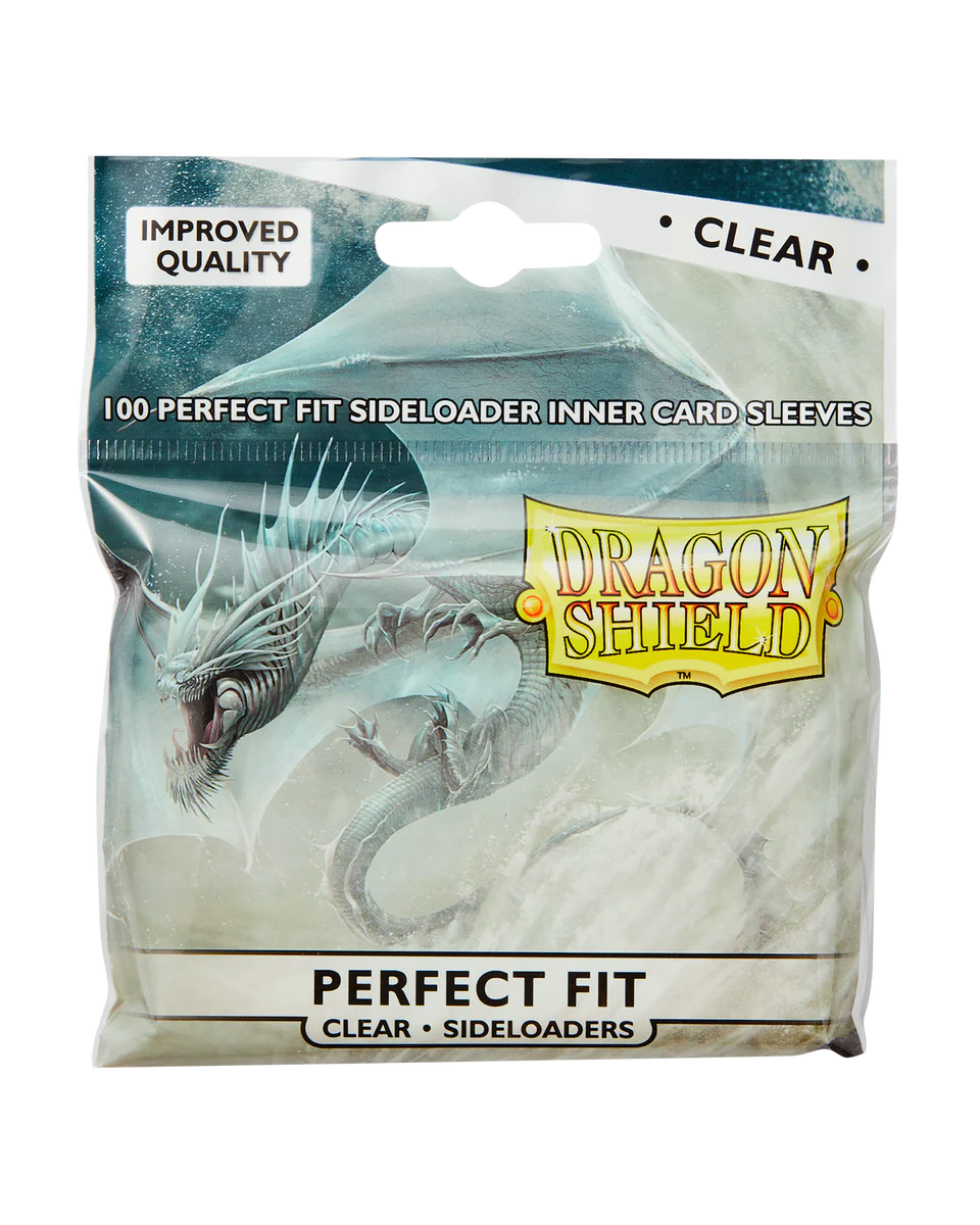 Dragon Shield Sleeves Perfect Fit Clear Side Loading (100)