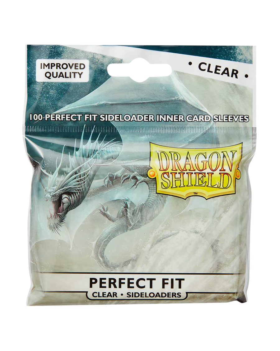 Dragon Shield Sleeves Perfect Fit Clear Side Loading (100)