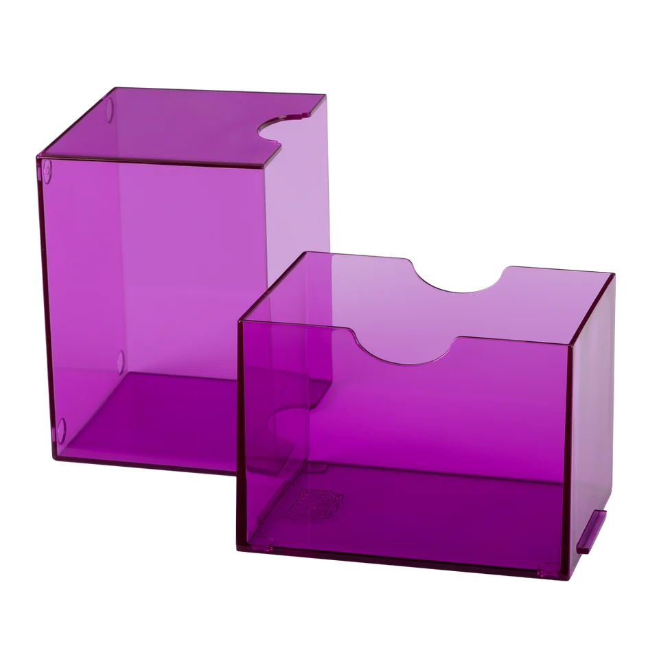 Dragon Shield: Strongbox - Clear Purple