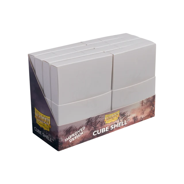 Dragon Shield Cube Shell – Ashen White (8 stuks)