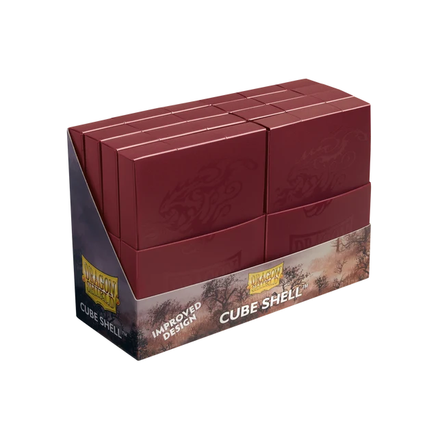 Dragon Shield Cube Shell - Blood Red (8 stuks)