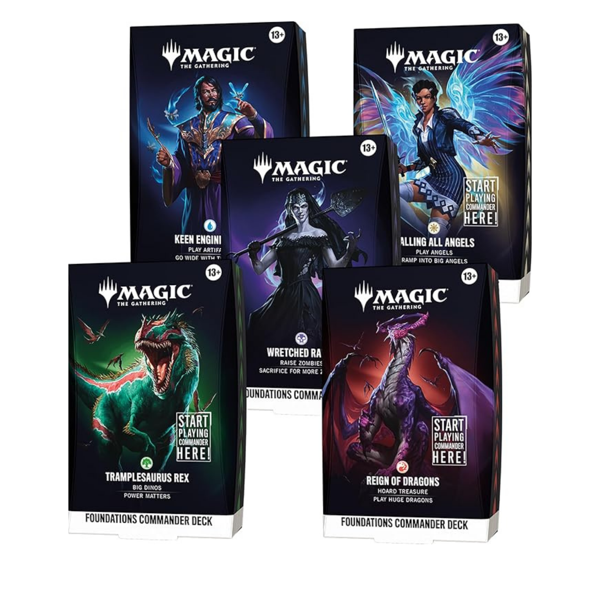 [PRE-ORDER] Foundations Commander Deck Set (5 Decks)