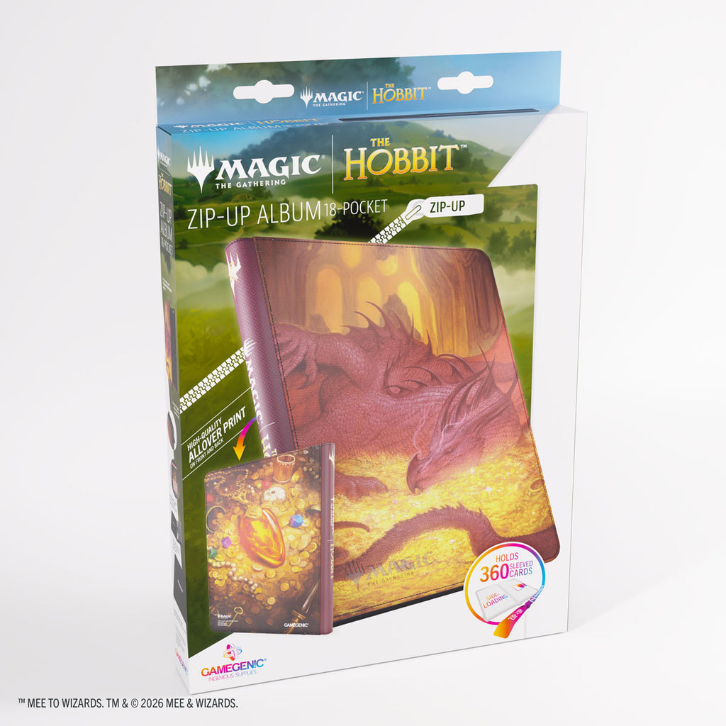 Gamegenic | The Hobbit Zip-Up Album 18-Pocket – Smaug's Mox Amber