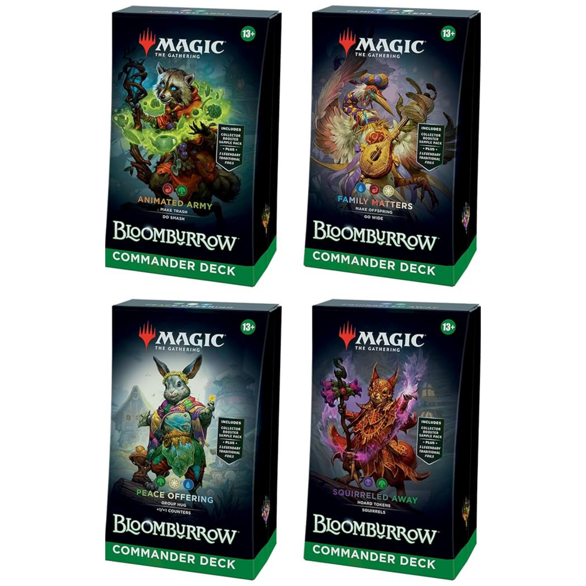 Bloomburrow Commander Deck Set (4 Decks)