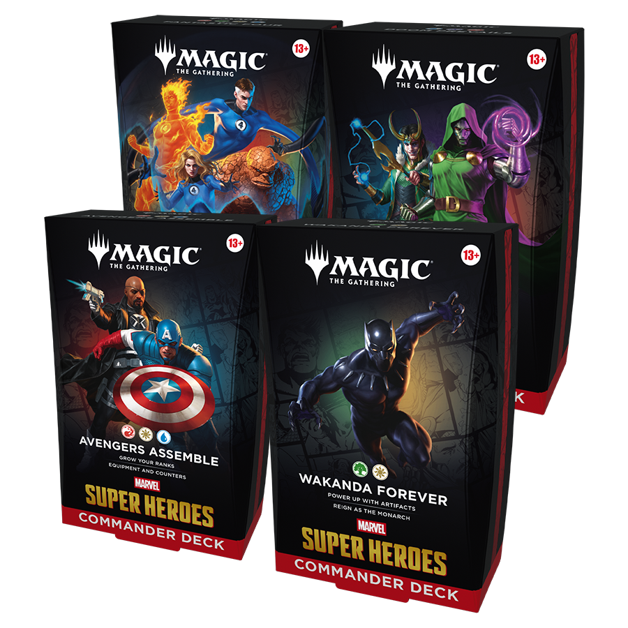 Marvel Super Heroes Ensemble de Decks Commander (4)