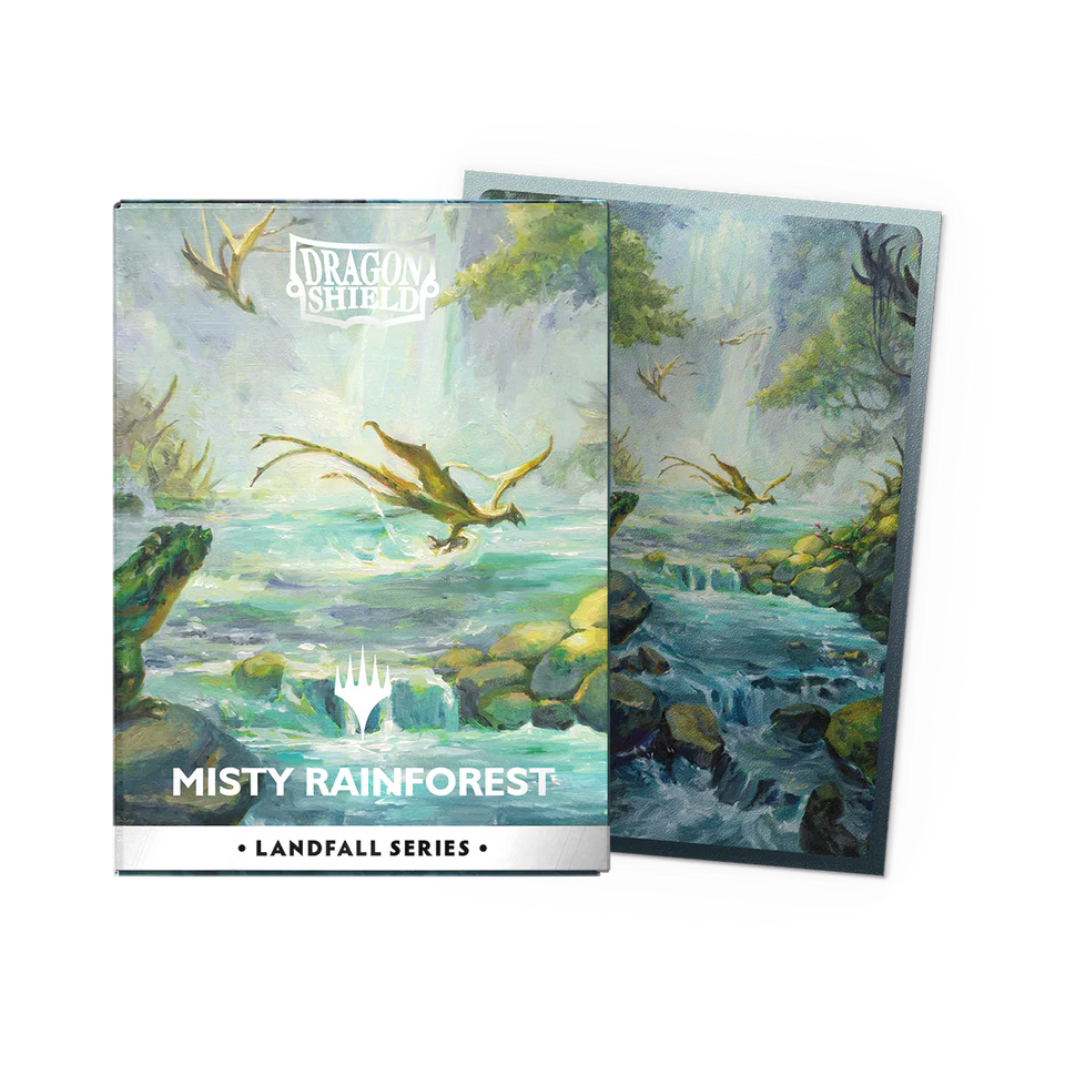 Dragon Shield: Landfall Series - Misty Rainforest - Matte Dual Art Sleeves (100)