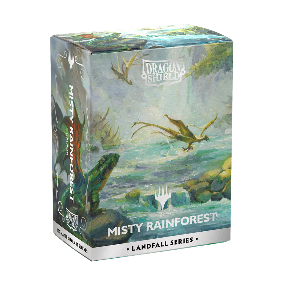 Dragon Shield: Landfall Series - Misty Rainforest - Matte Dual Art Sleeves (100)