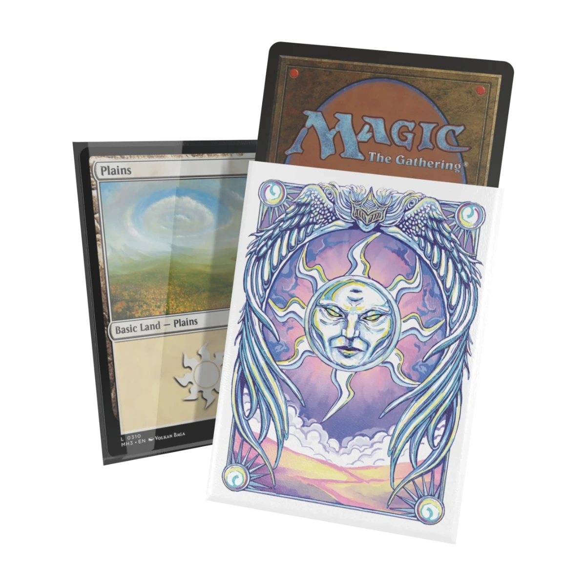 Ultimate Guard Mana Token Art Sleeves: Plains (100), sleeve met artwork