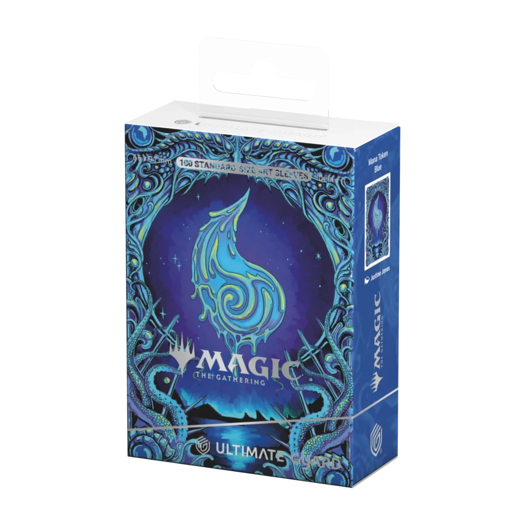 Ultimate Guard Mana Token Art Sleeves: Island (100), doos zijkant