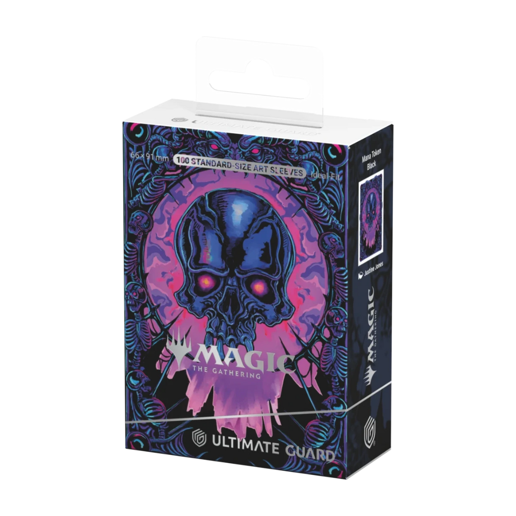 Ultimate Guard Mana Token Art Sleeves: Swamp (100), doos zijkant