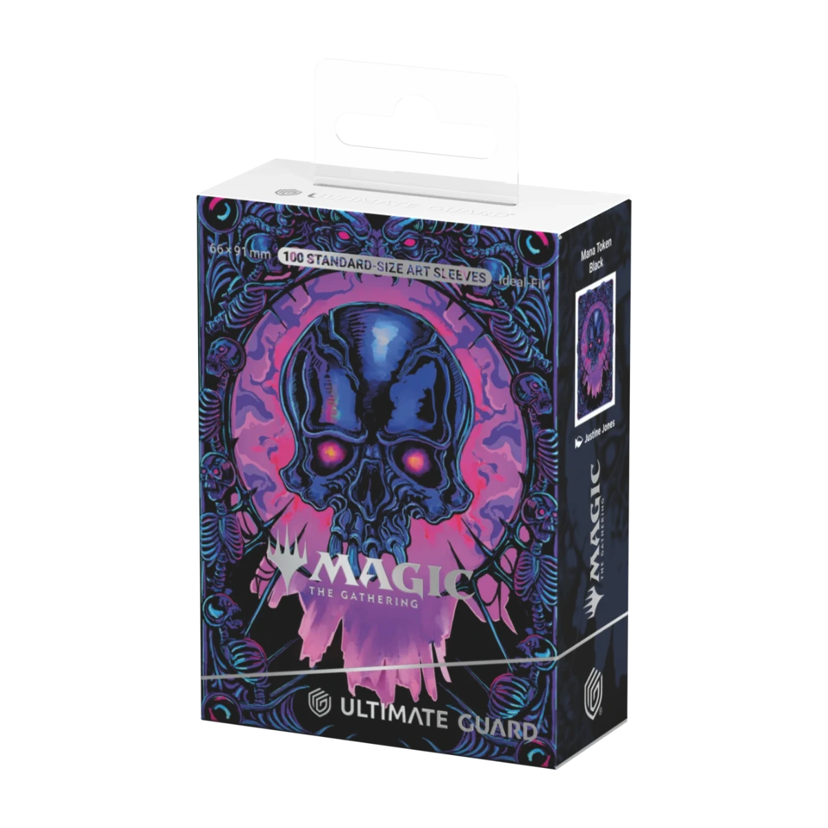 Ultimate Guard Mana Token Art Sleeves: Swamp (100), doos zijkant