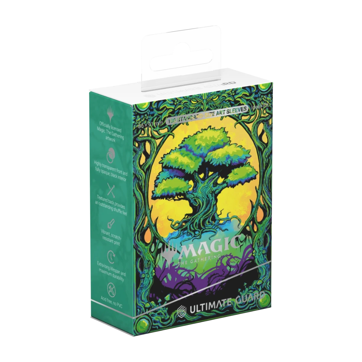 Ultimate Guard Mana Token Art Sleeves: Forest (100), doos voorkant