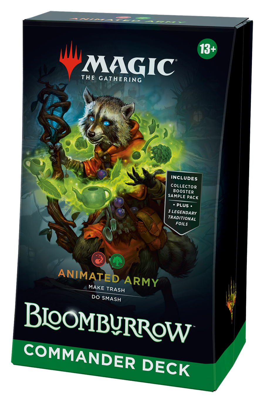 Bloomburrow Animated Army, verpakking schuin van de andere zijde