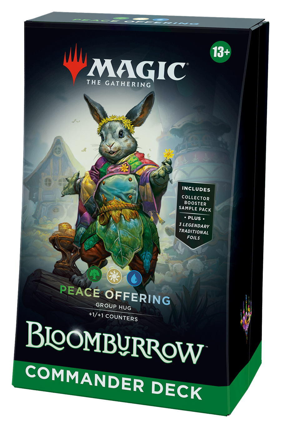 Bloomburrow Peace Offering, verpakking schuin van de andere zijde