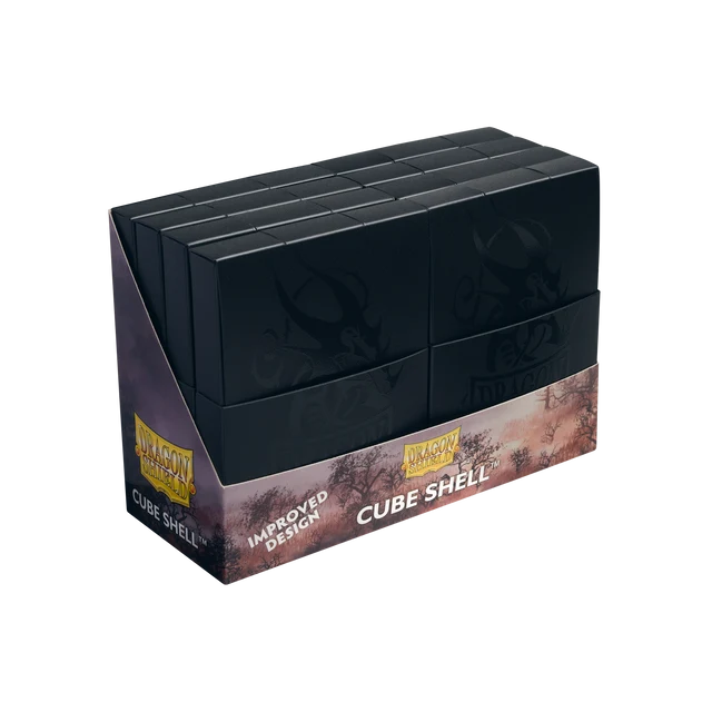 Dragon Shield Cube Shell - Shadow Black (8 stuks)