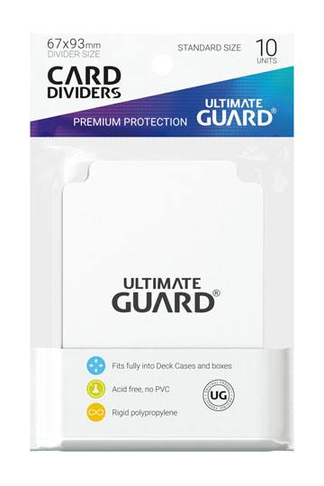 Ultimate Guard: Card Dividers Wit (10 stuks)