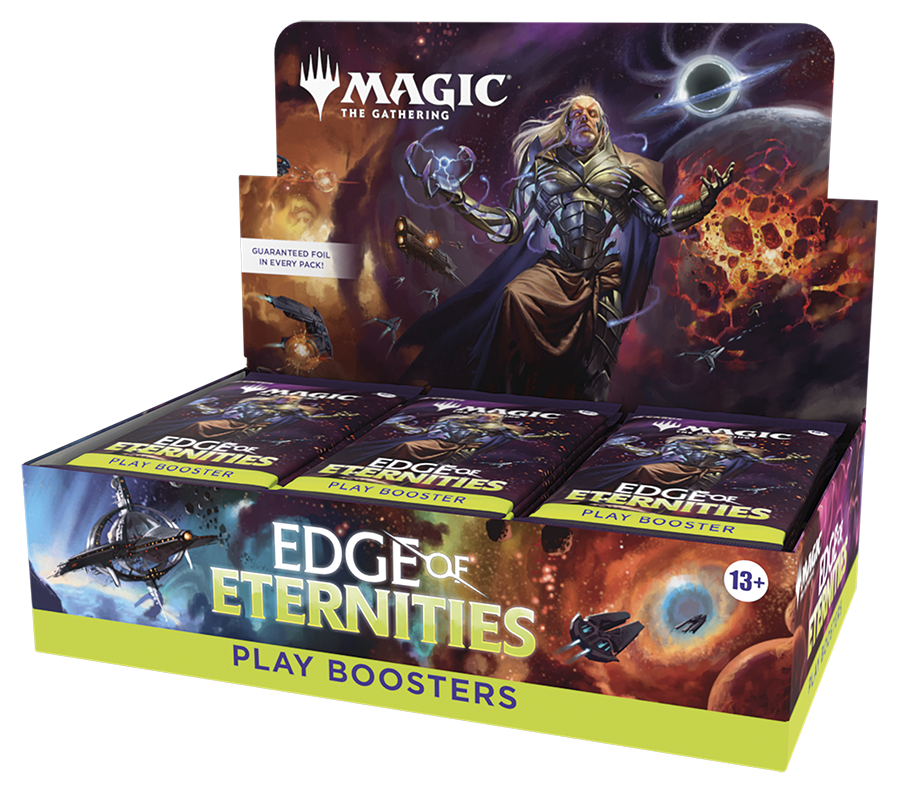 Edge of Eternities: Play Booster Box, ander schuin aanzicht van de verpakking