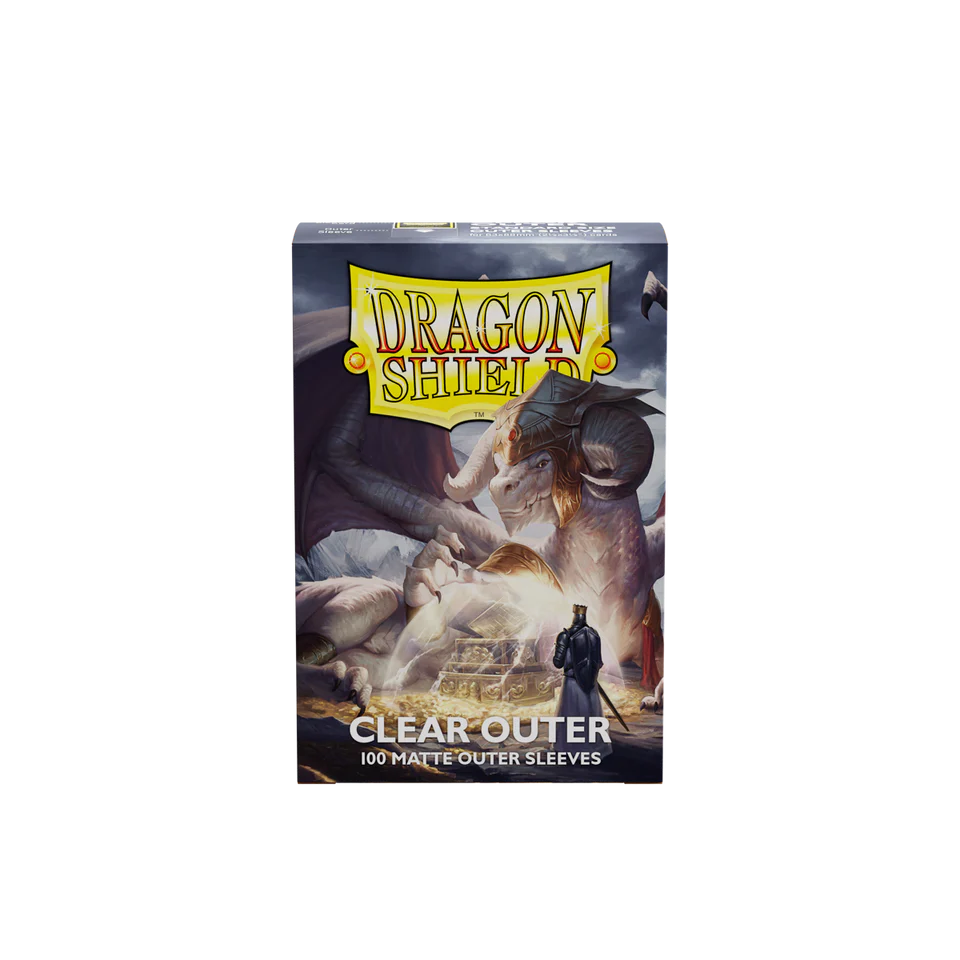 Dragon Shield: Matte Outer Sleeves - Clear (100 stuks)