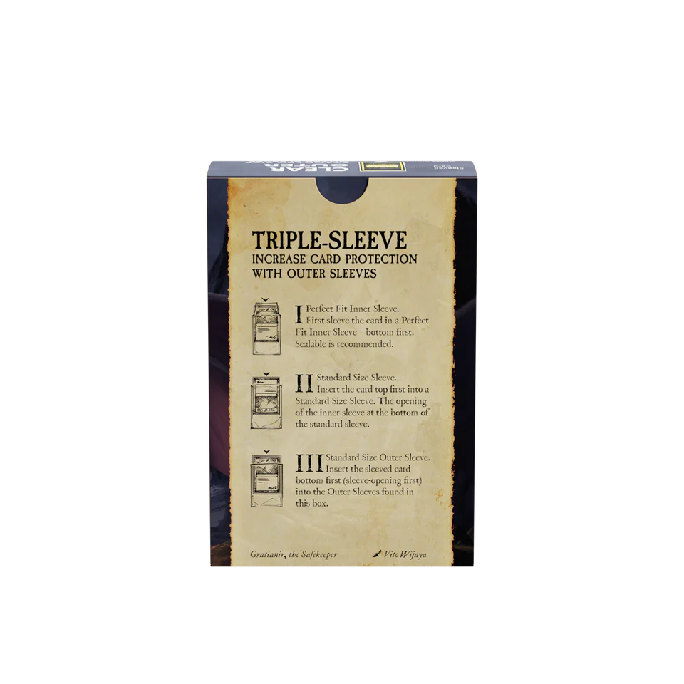 Dragon Shield: Matte Outer Sleeves - Clear (100 stuks)