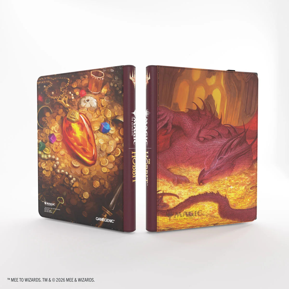 Gamegenic | The Hobbit Zip-Up Album 18-Pocket, Smaug's Mox Amber, productfoto 2