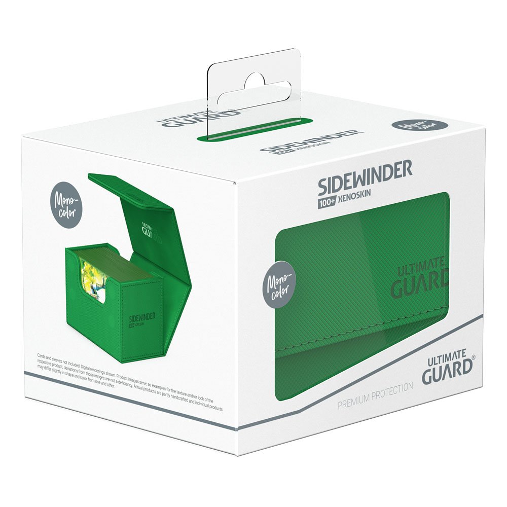 Ultimate Guard Sidewinder 100+ Xenoskin Groen Deck Box